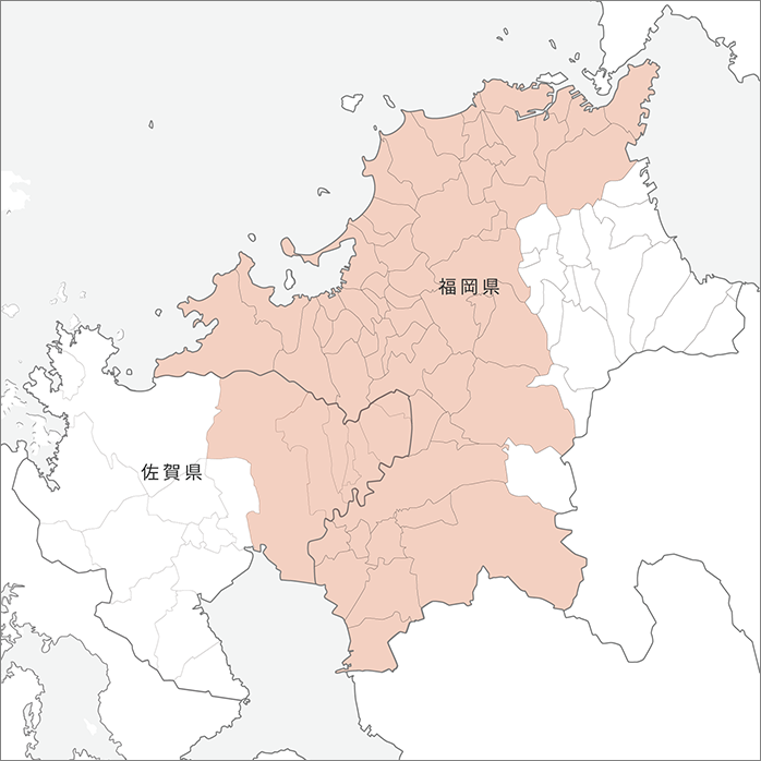 九州対応エリアマップ